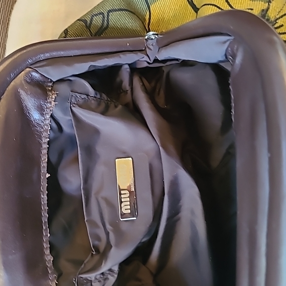 Miu Miu Milatary Flower small handbag Kisslock Vintage Cutie!! - Picture 9 of 10